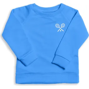 12|12 The Organic Embroidered Pullover Sweatshirt, Marine Tennis