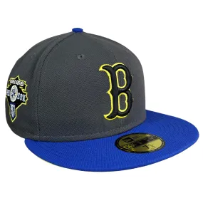 59FIFTY Boston Red Sox Graphite/Blue/Yellow Batman 1967 World Champions Patch