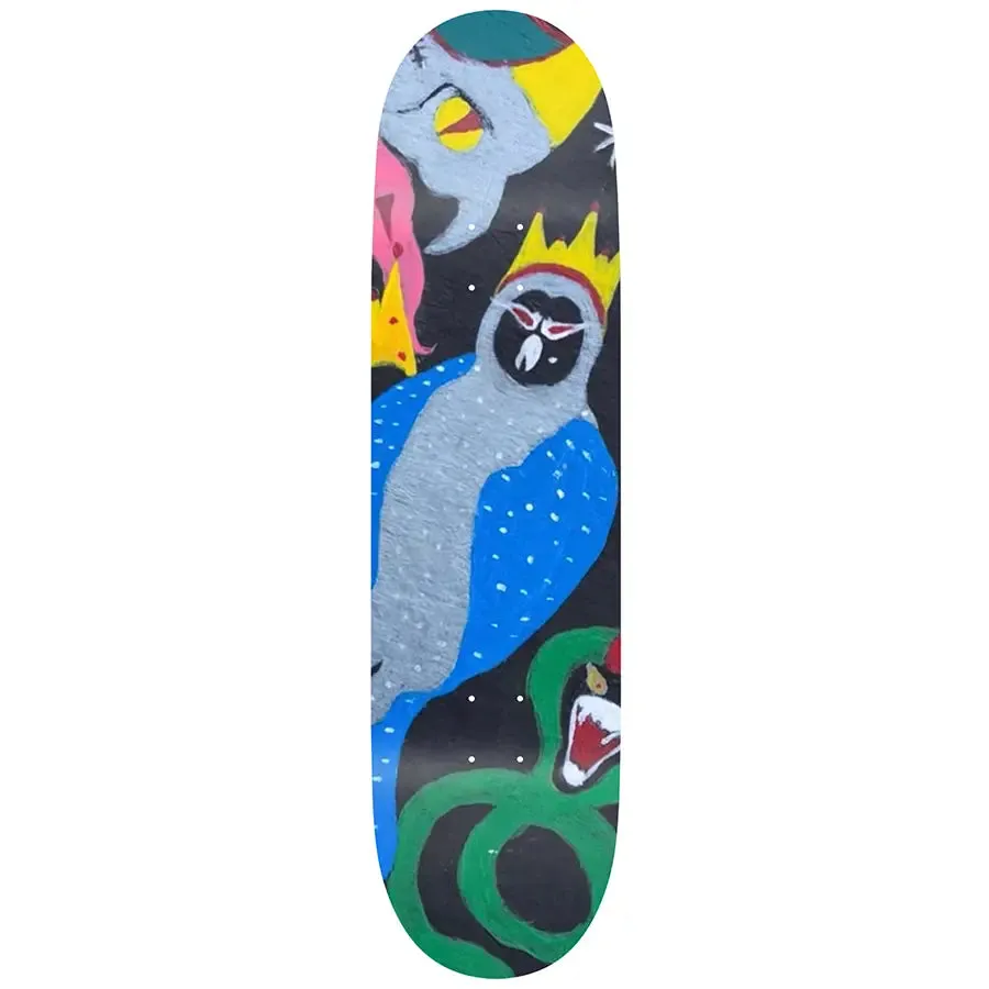 Alltimers Skateboards Zered NVA skateboard Deck 8.38