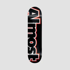 Almost Outliner Hybrid Skateboard Deck Black - 8.25