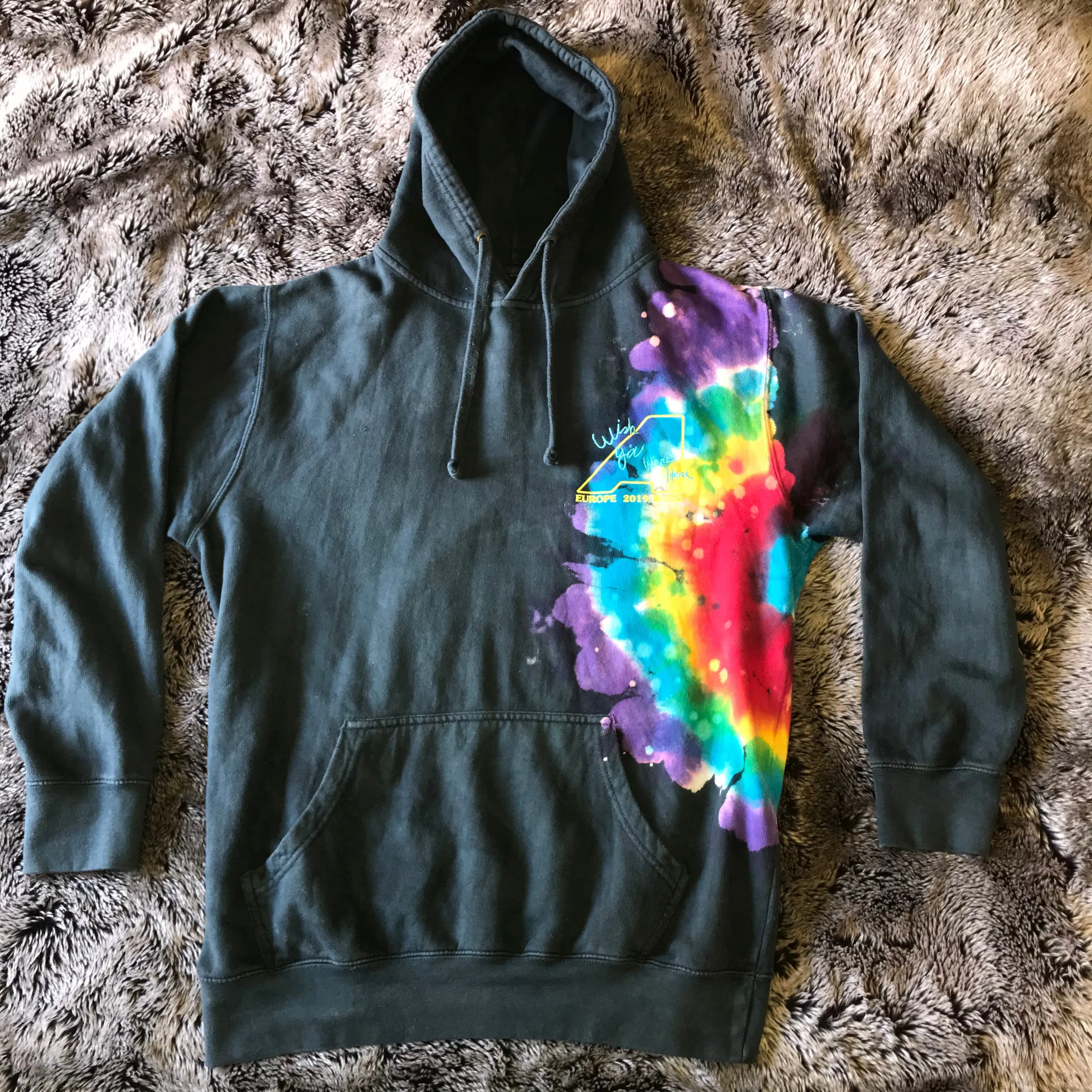 Astroworld Europe Tour 2019 Tie Dye Hoodie