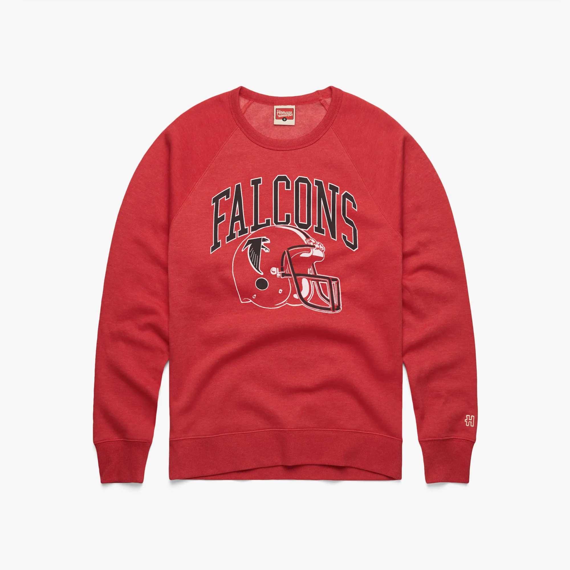 Atlanta Falcons Helmet Retro Crewneck