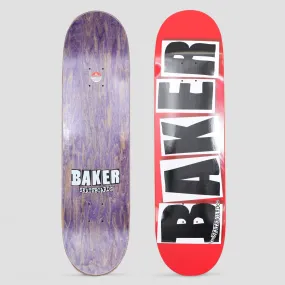 Baker 8.3875 Brand Logo Skateboard Deck Red / Black / White