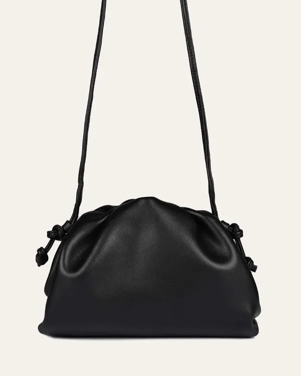 Bambie cross body bag black leather