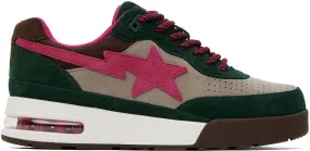 BAPE Green & Pink Road Sta #1 M2 Sneakers