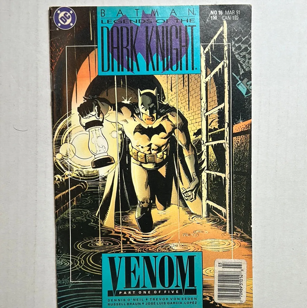 Batman Legends of the Dark Knight by DC Comics VENOM 1 of 5 No. 16 Comic Book