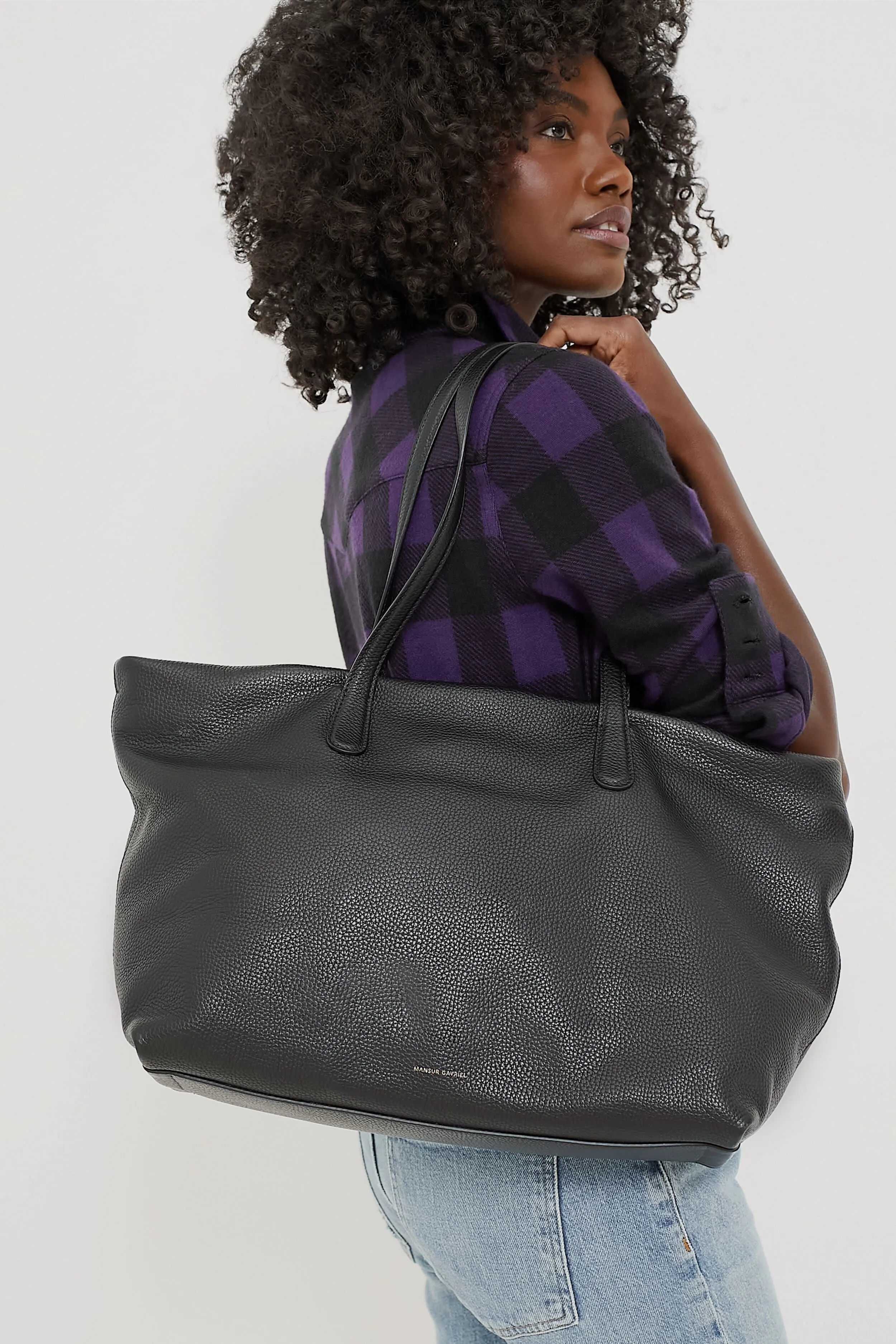 Black Everyday Zip Tote