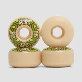 Bones Retros V1 Standard 99A STF Skateboard Wheels White 52mm