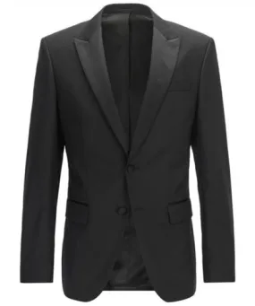 BOSS Black Slim Fit Virgin Wool Halwod_CYL Jacket | Jules B