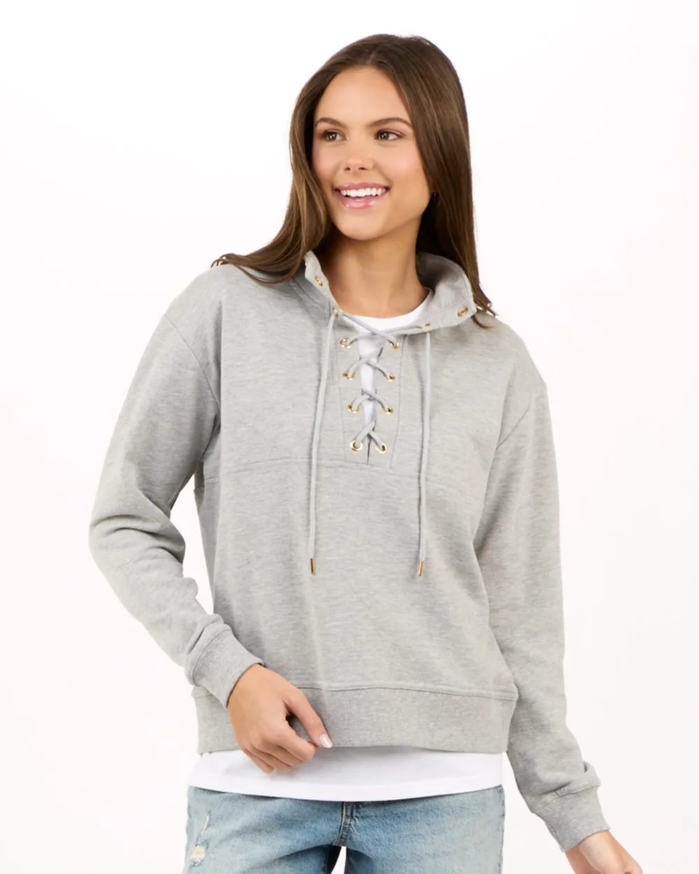 Boxercraft BW5401 Women's Lace Up Pullover SKU: BW5401