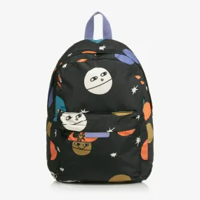 Boys Black Cosmic Print Backpack (42cm)