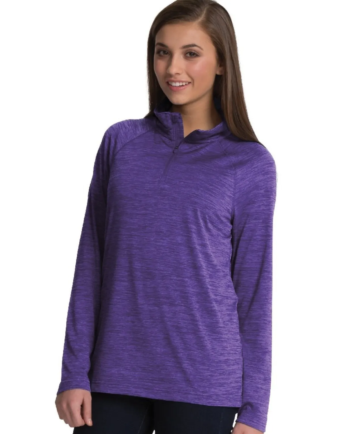 Charles River Women's Space Dye Performance Pullover #5763