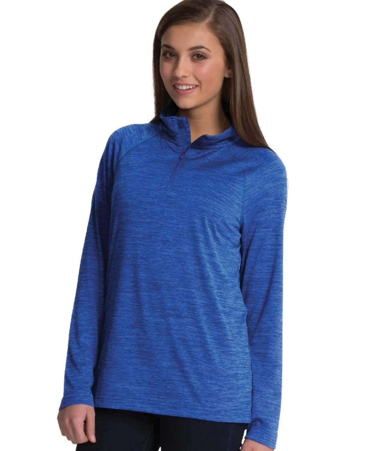 Charles River Women's Space Dye Performance Pullover #5763