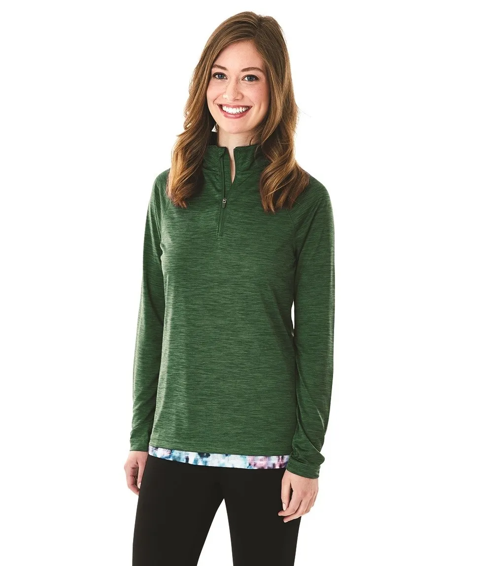 Charles River Women's Space Dye Performance Pullover #5763