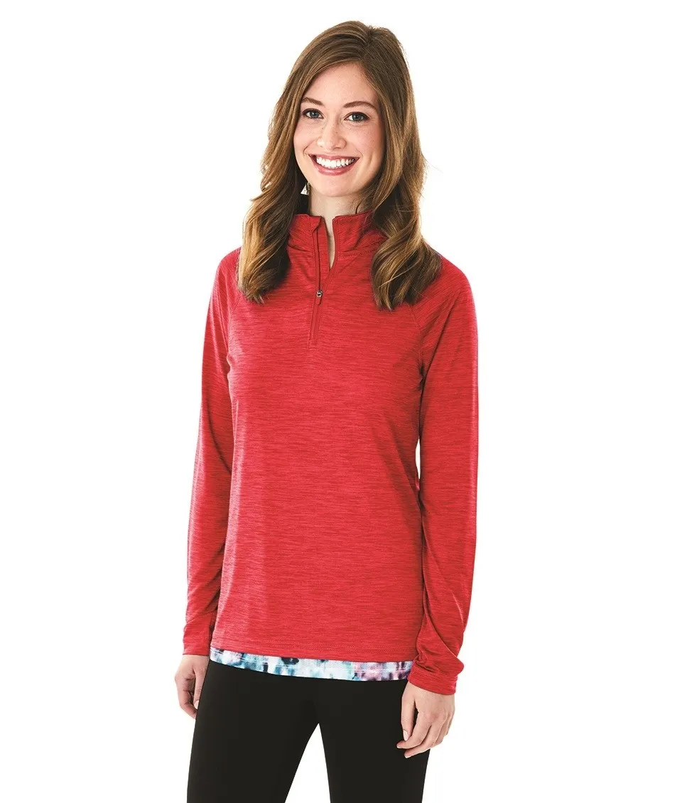 Charles River Women's Space Dye Performance Pullover #5763