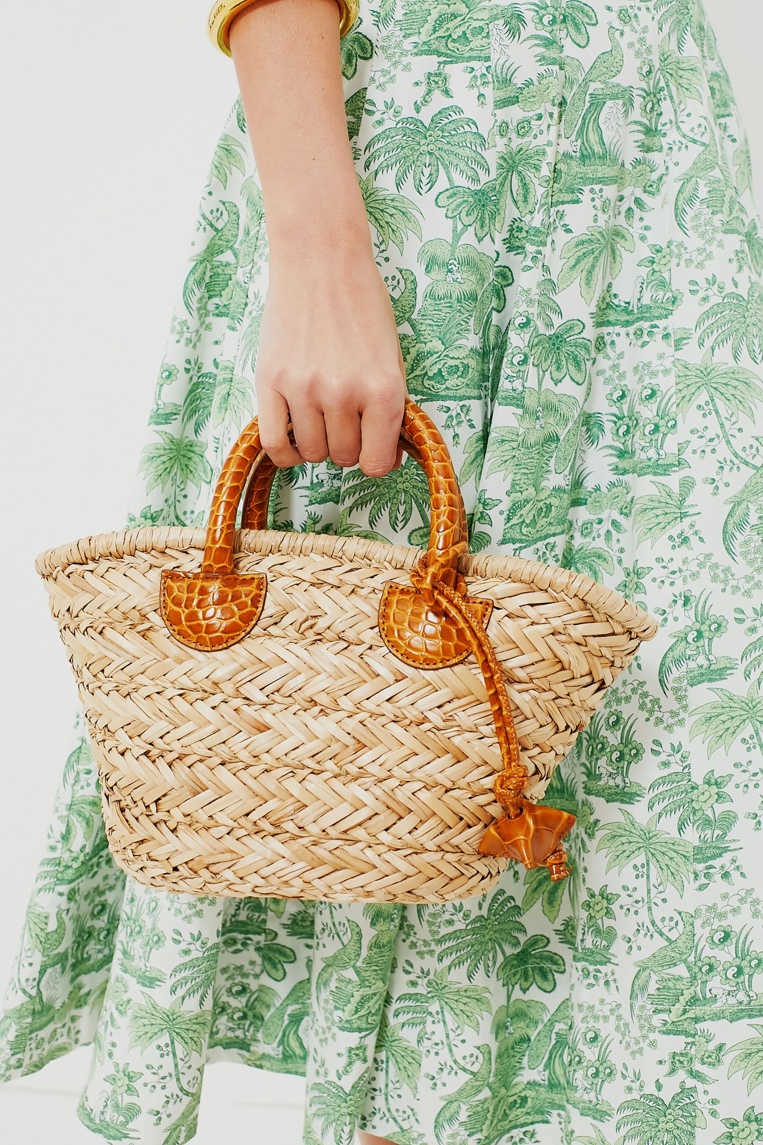 Cognac Petite Beach and Town Tote