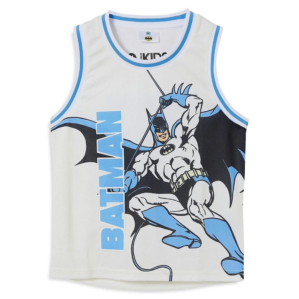 Cotton On Little Boy's Batman Licensed Basketball Tank Top