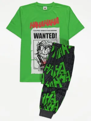 DC Comics Batman The Joker Short Sleeve Pyjamas | Men | George at ASDA