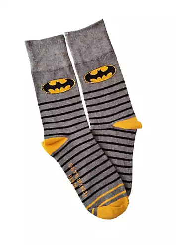 DC Comics Mens 5Pk Batman & Joker Socks | Grattan