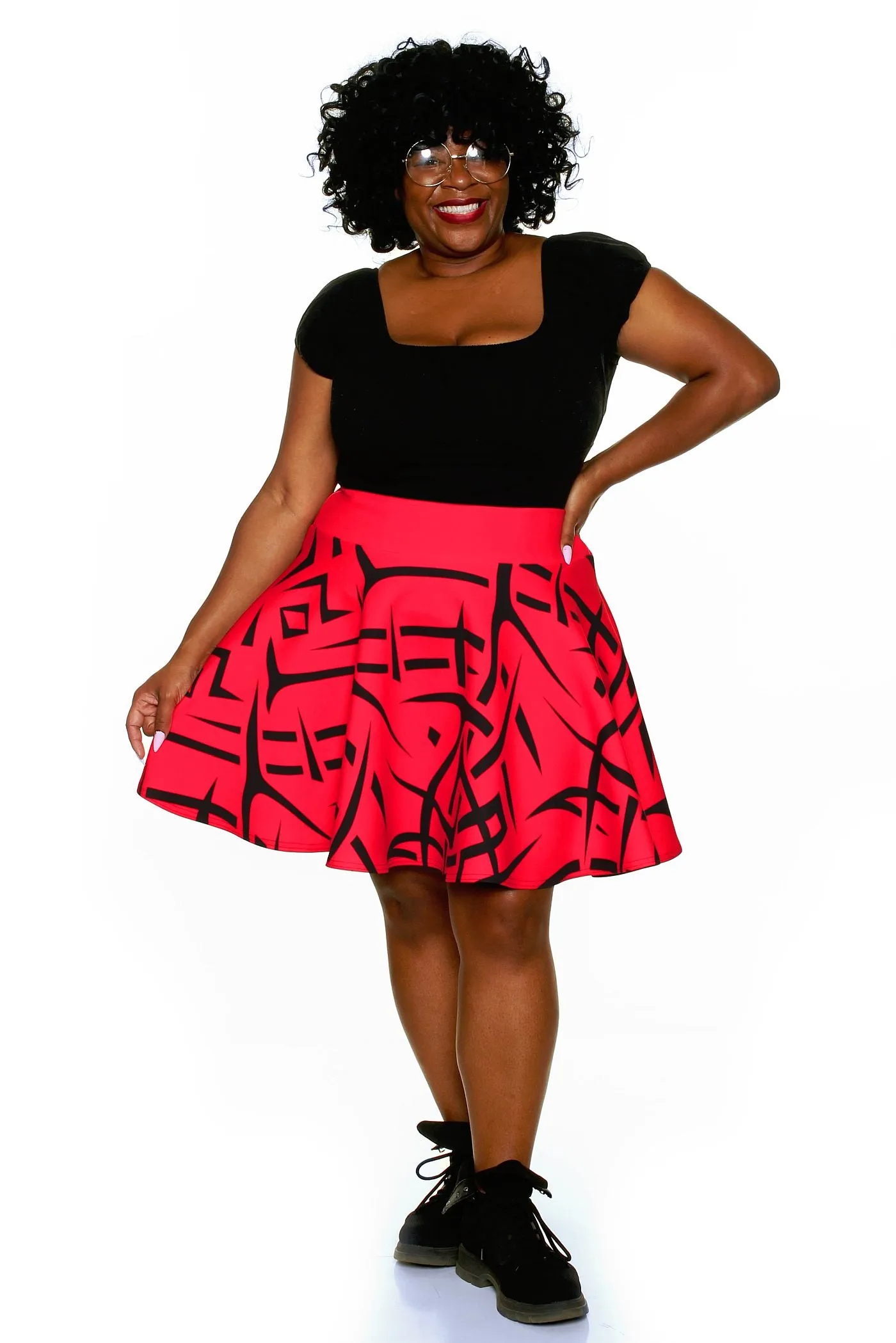 Fang Skater Skirt