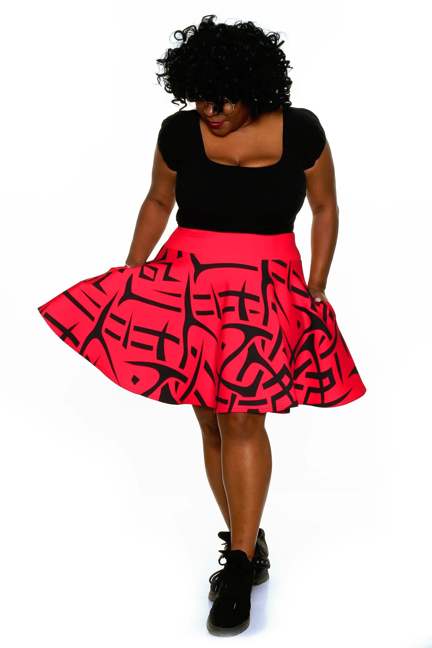 Fang Skater Skirt