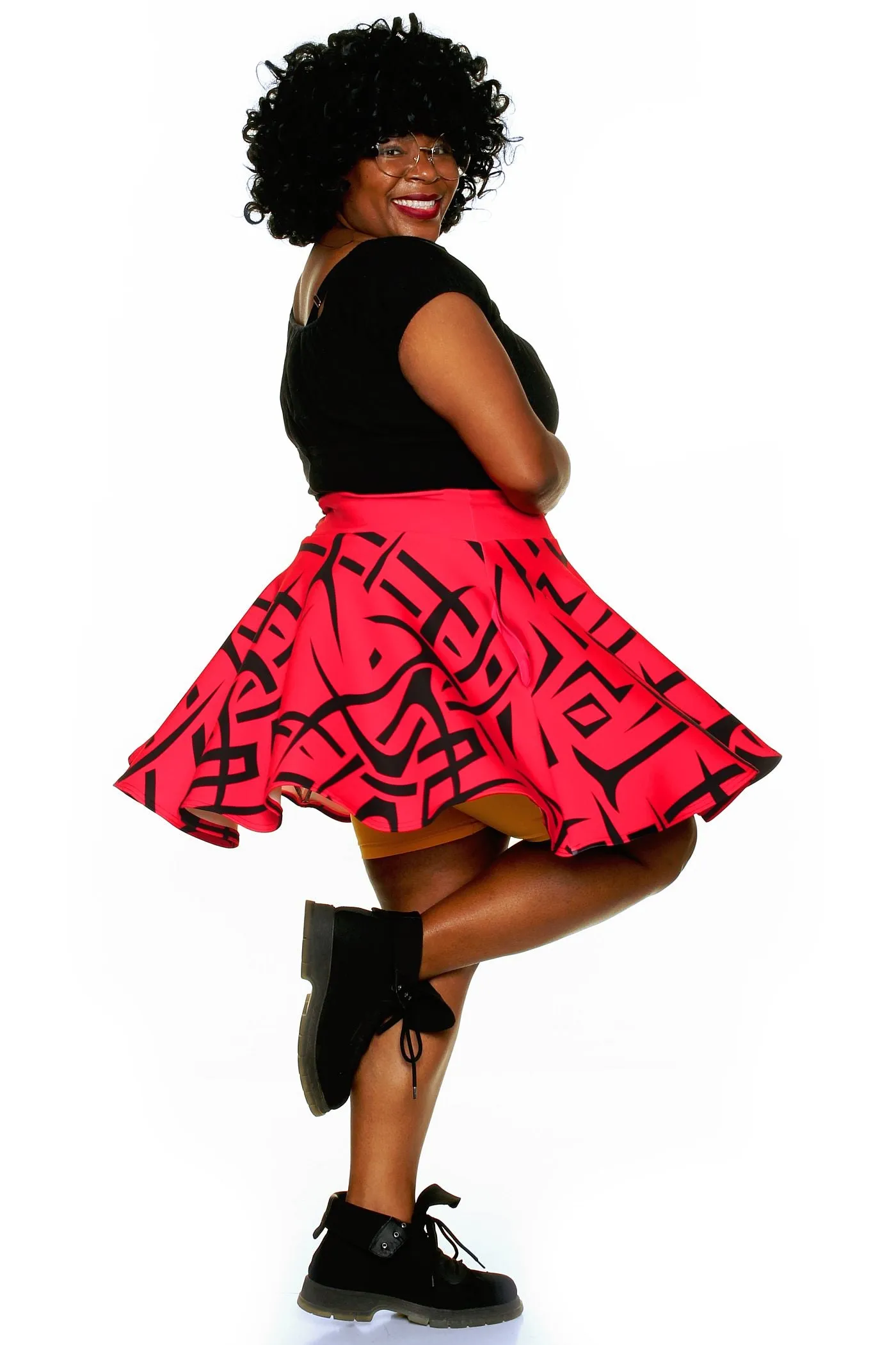 Fang Skater Skirt