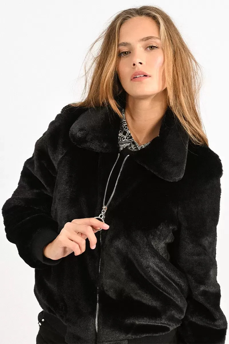 Faux Fur Jacket