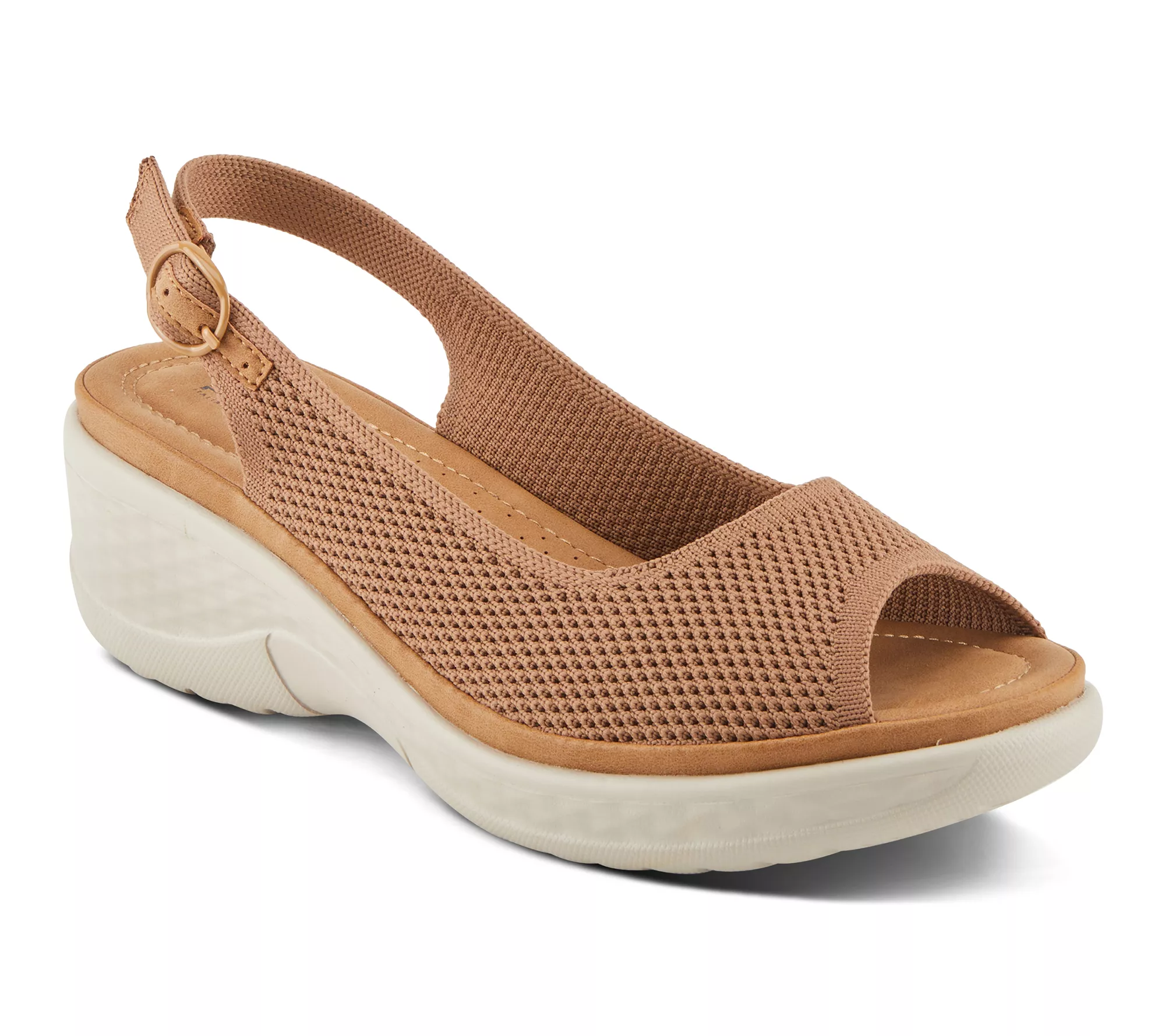 Flexus by Spring Step Slingback Wedge Sandals -Mayberry