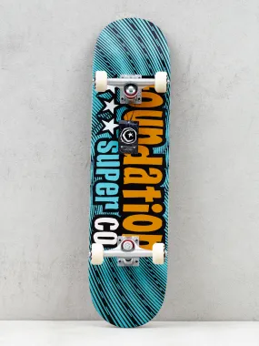 Foundation Star Skateboard (sea blue/orange)