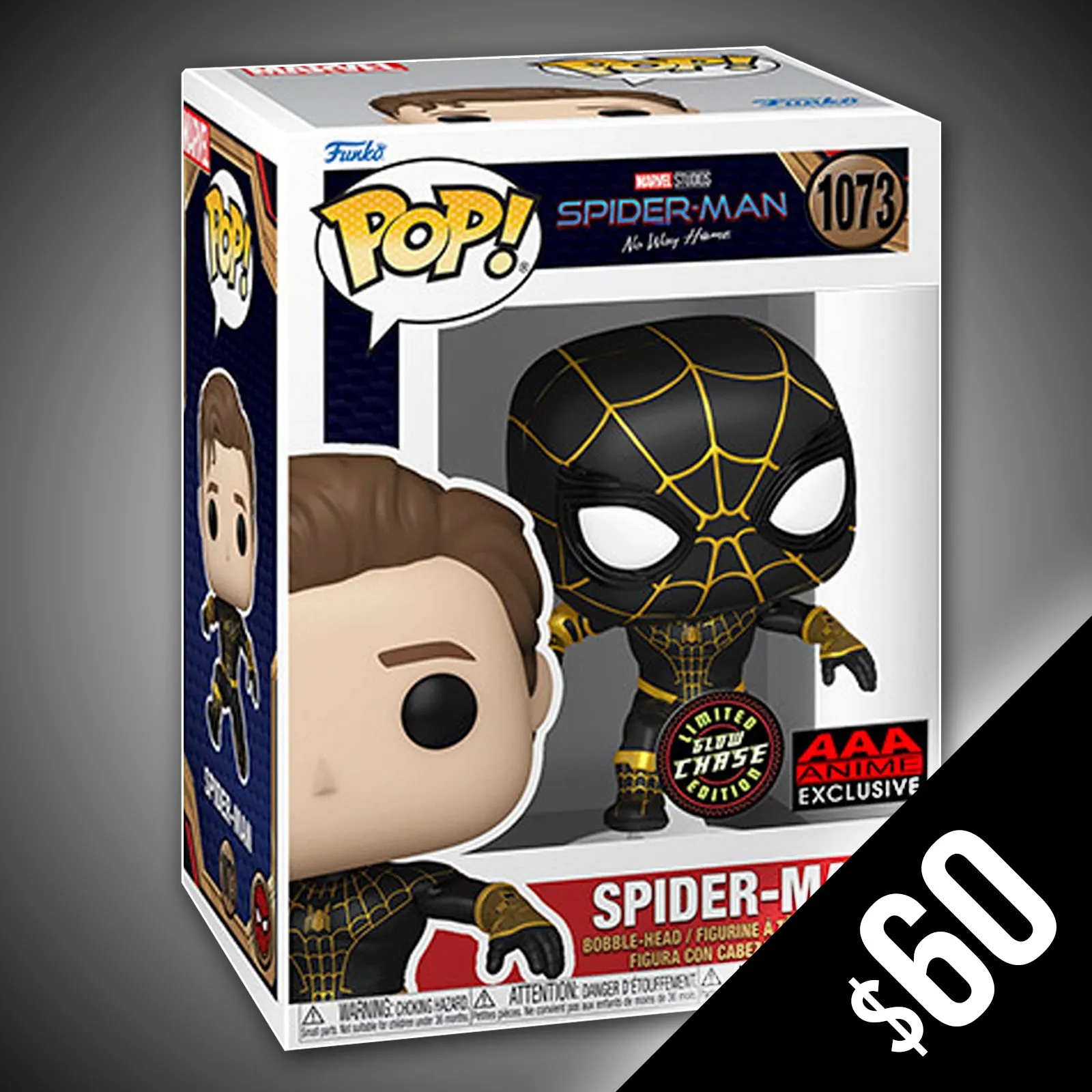 Funko Pop! Movies: Spider-Man NWH: Spider-Man (Chase) #1073