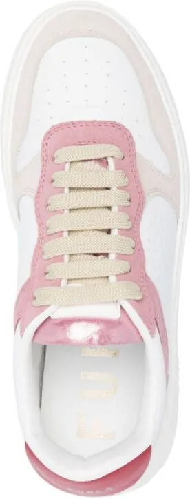 Furla Sport colour-block leather sneakers White