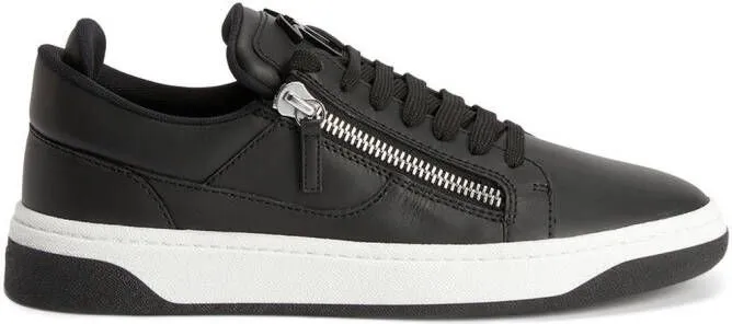 Giuseppe Zanotti zip-details low-top sneakers Black