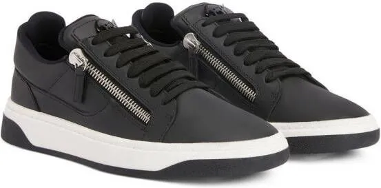 Giuseppe Zanotti zip-details low-top sneakers Black