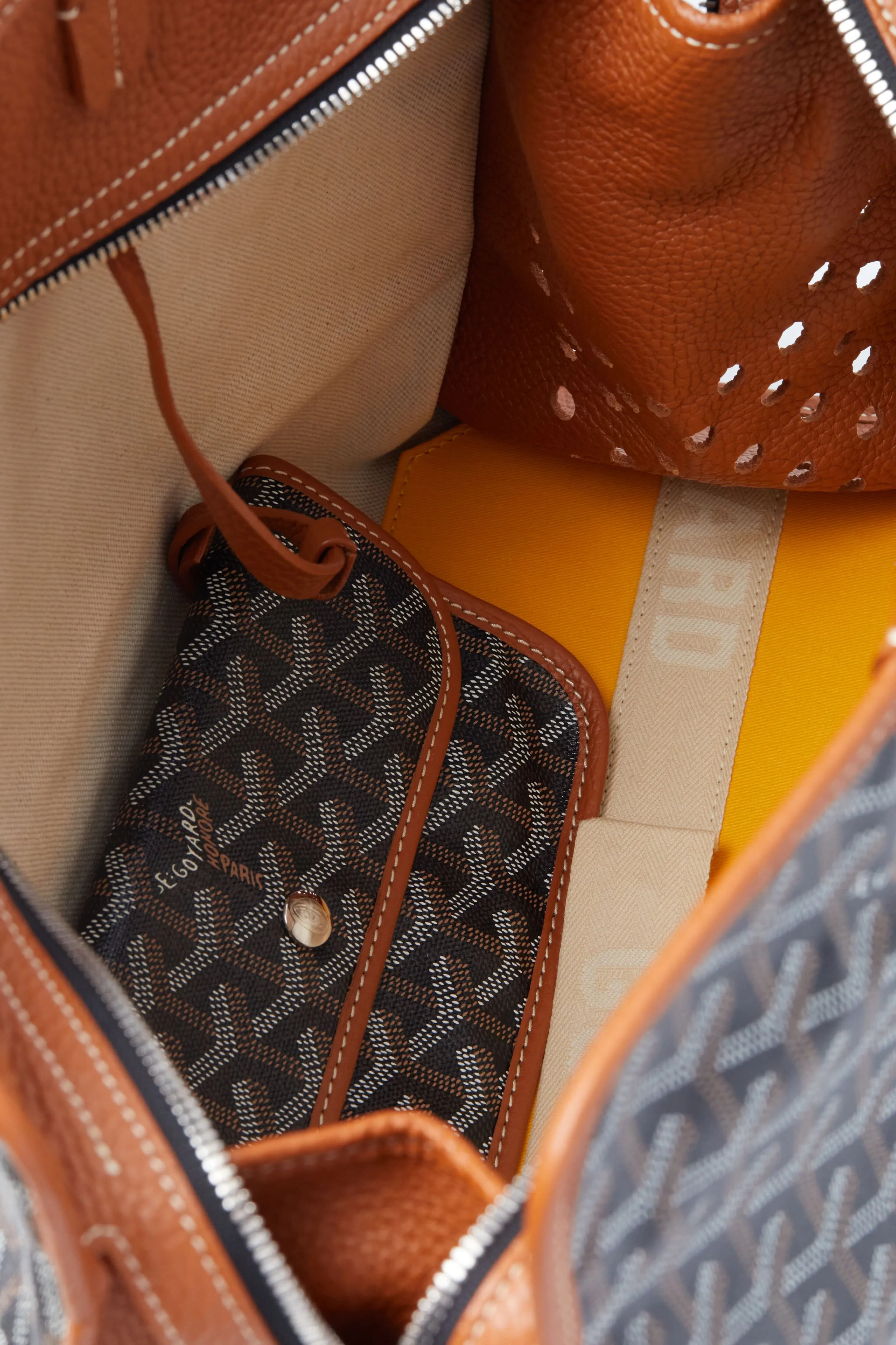 Goyard Brown Hardy PM Tote