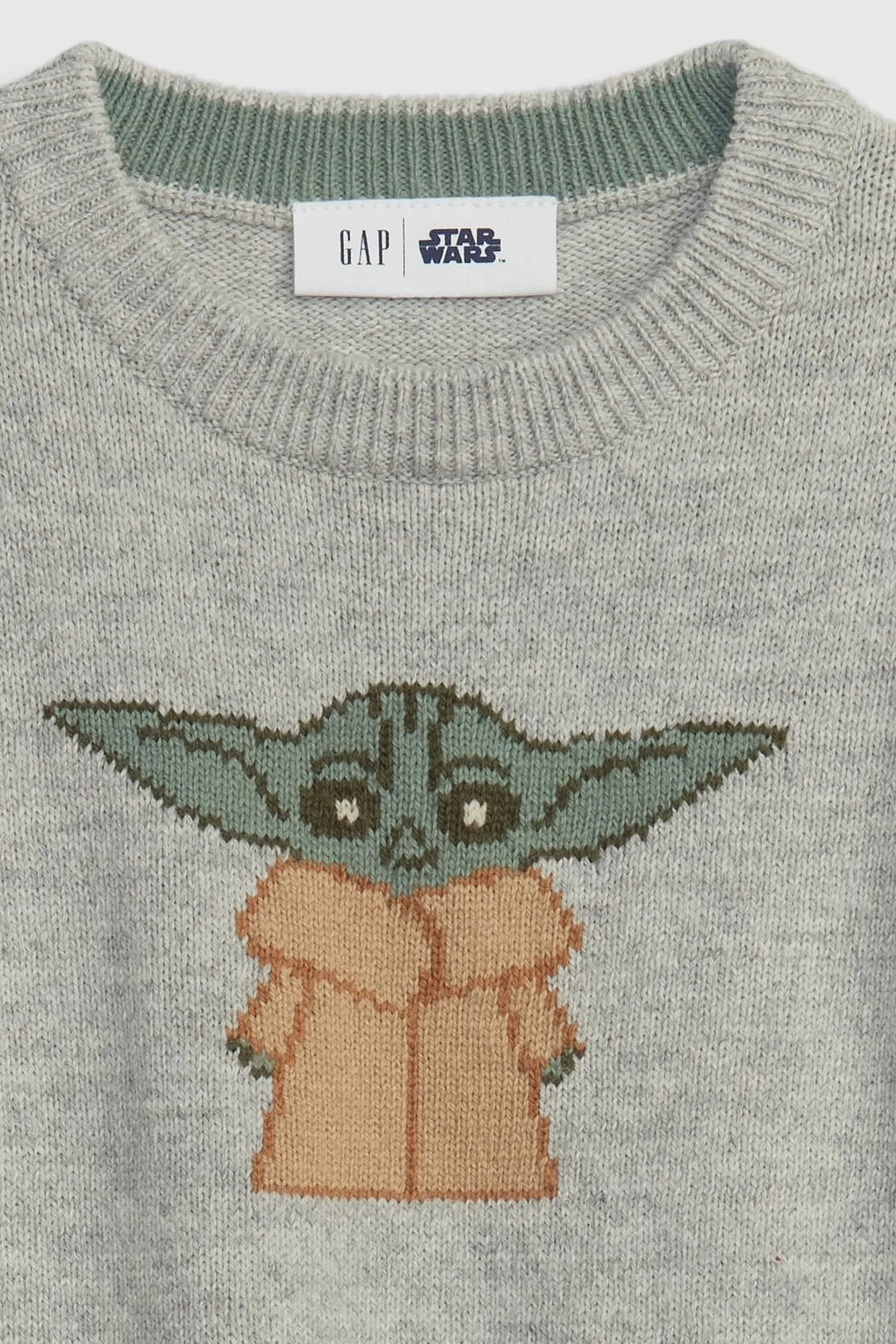 Grey Star Wars Grogu Jumper