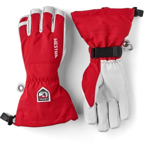 Hestra Army Leather Heli Ski Red | Buy Hestra Army Leather Heli Ski Red here | Outnorth