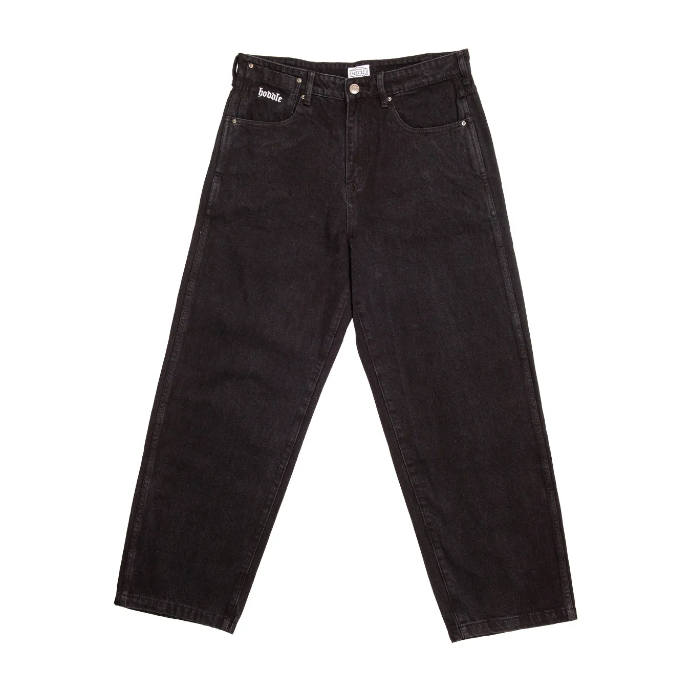 HODDLE SKATEBOARDS 16 OUNCE DEMIM RANGER JEAN BLACK / BLACK