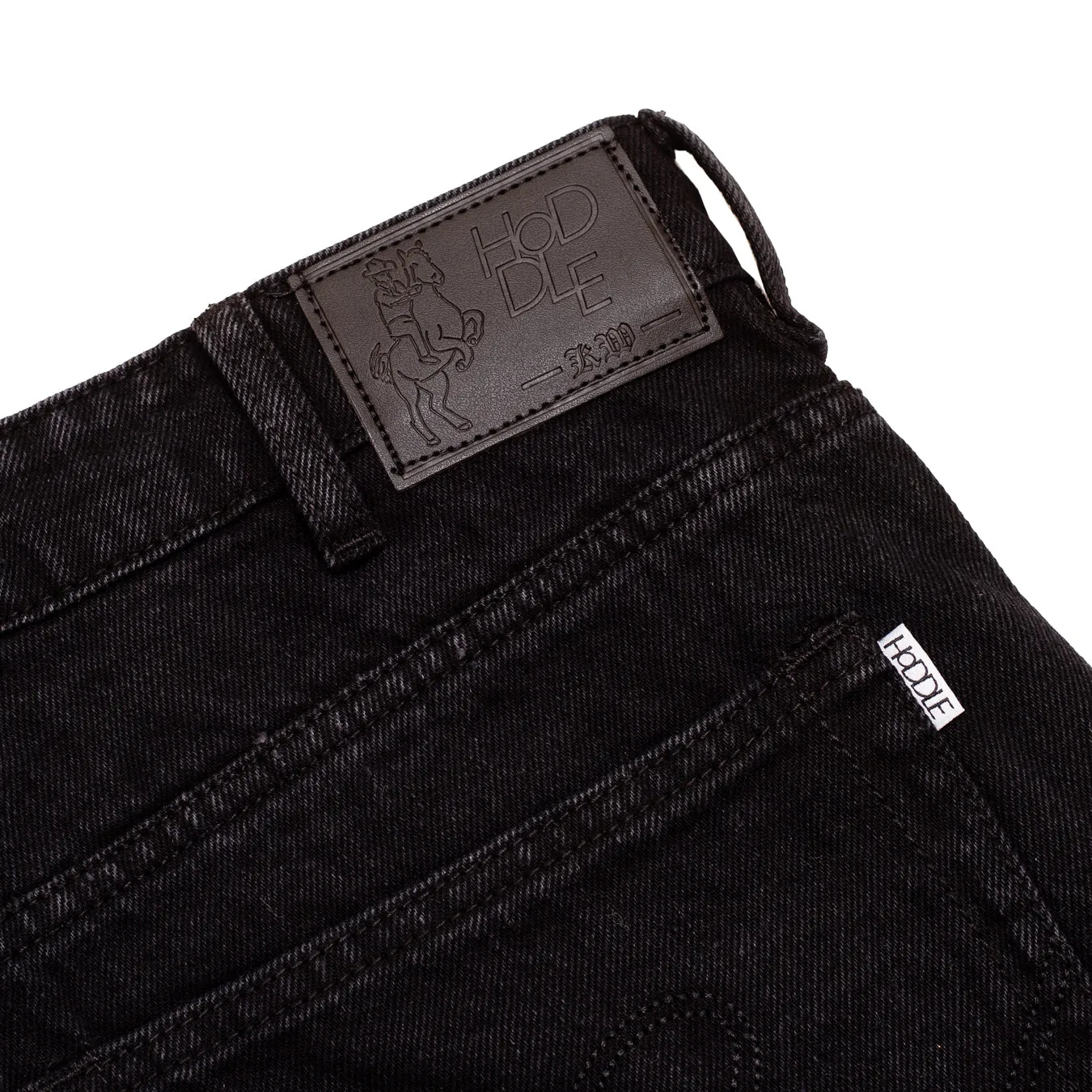 HODDLE SKATEBOARDS 16 OUNCE DEMIM RANGER JEAN BLACK / BLACK