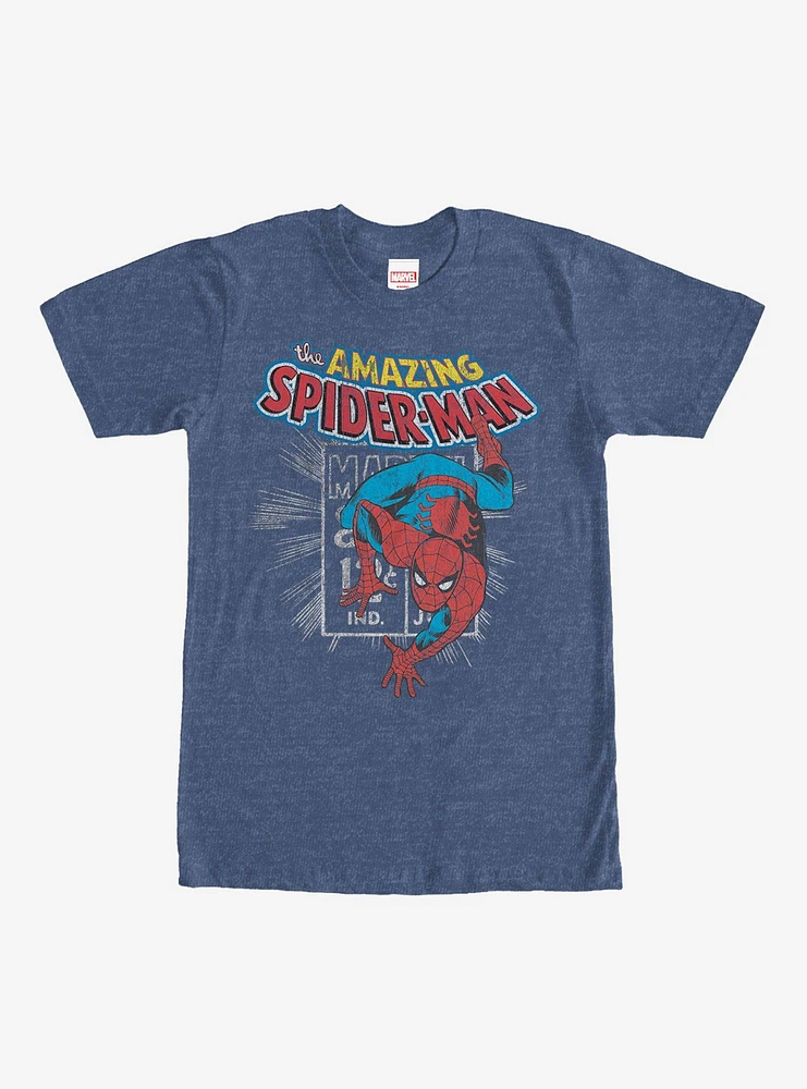 Hot Topic Marvel Spider-Man Comic Book Cent T-Shirt