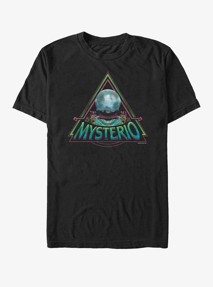 Hot Topic Marvel Spider-Man Far From Home Mysterio Triangle T-Shirt