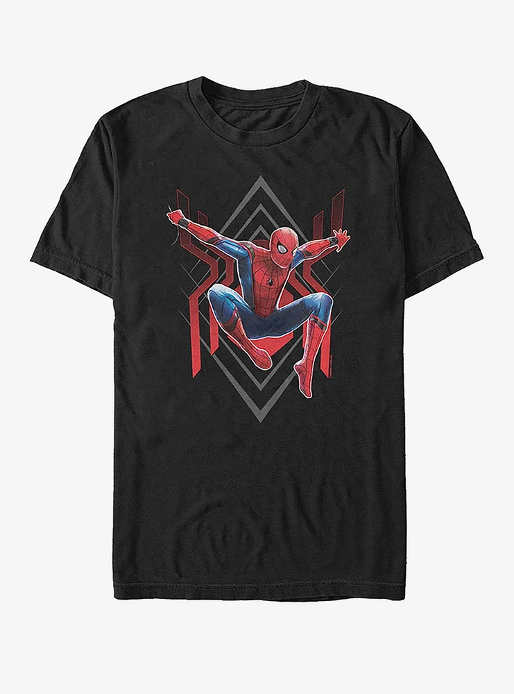 Hot Topic Marvel Spider-Man Far From Home Spider Jump T-Shirt