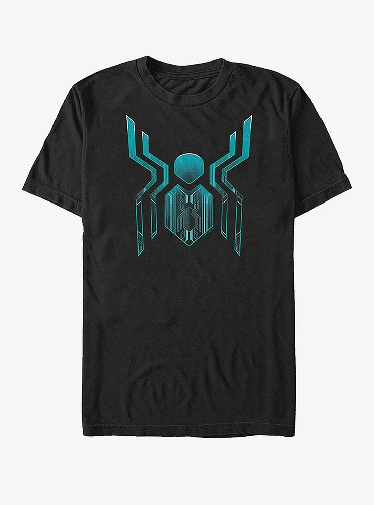 Hot Topic Marvel Spider-Man Far From Home Spider Logo T-Shirt