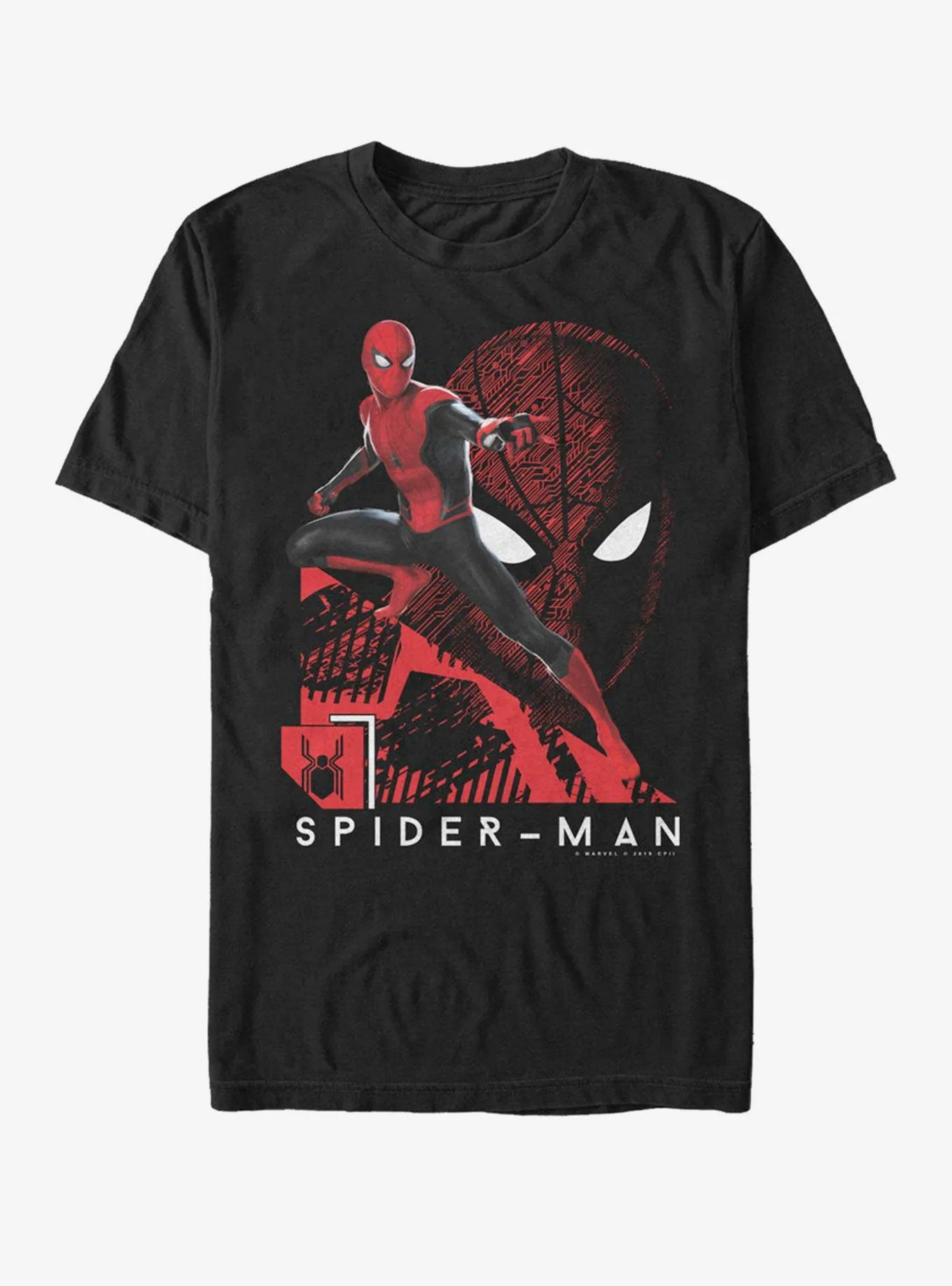 Hot Topic Marvel Spider-Man Far From Home Tech Spidey T-Shirt