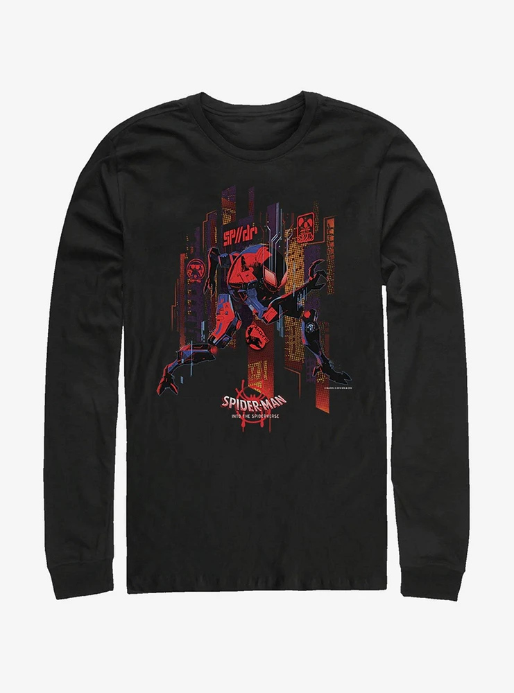 Hot Topic Marvel Spider-Man Future Spidey Long-Sleeve T-Shirt