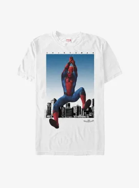 Hot Topic Marvel Spider-Man Homecoming Cityscape T-Shirt