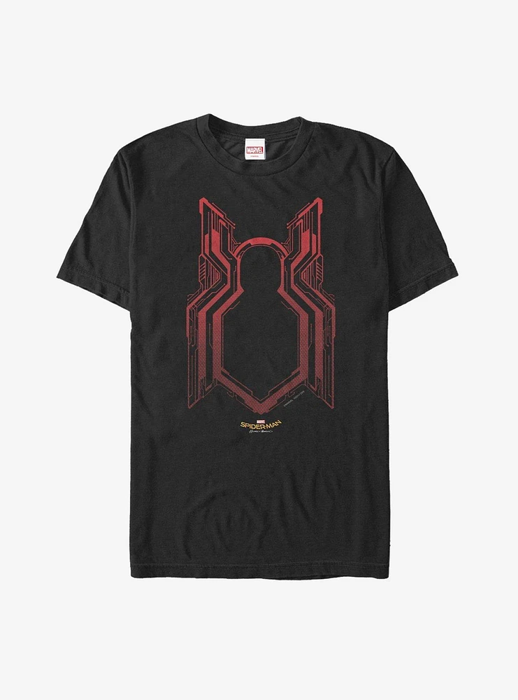 Hot Topic Marvel Spider-Man Homecoming Modern Logo T-Shirt