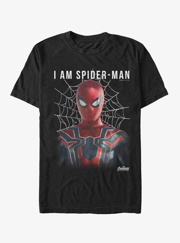 Hot Topic Marvel Spider-Man I Am T-Shirt