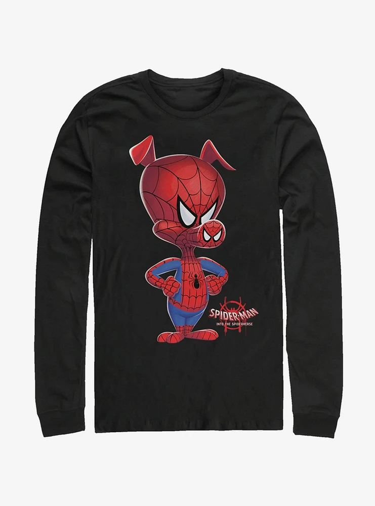 Hot Topic Marvel Spider-Man: Into The Spider-Verse Big Ham Long-Sleeve T-Shirt