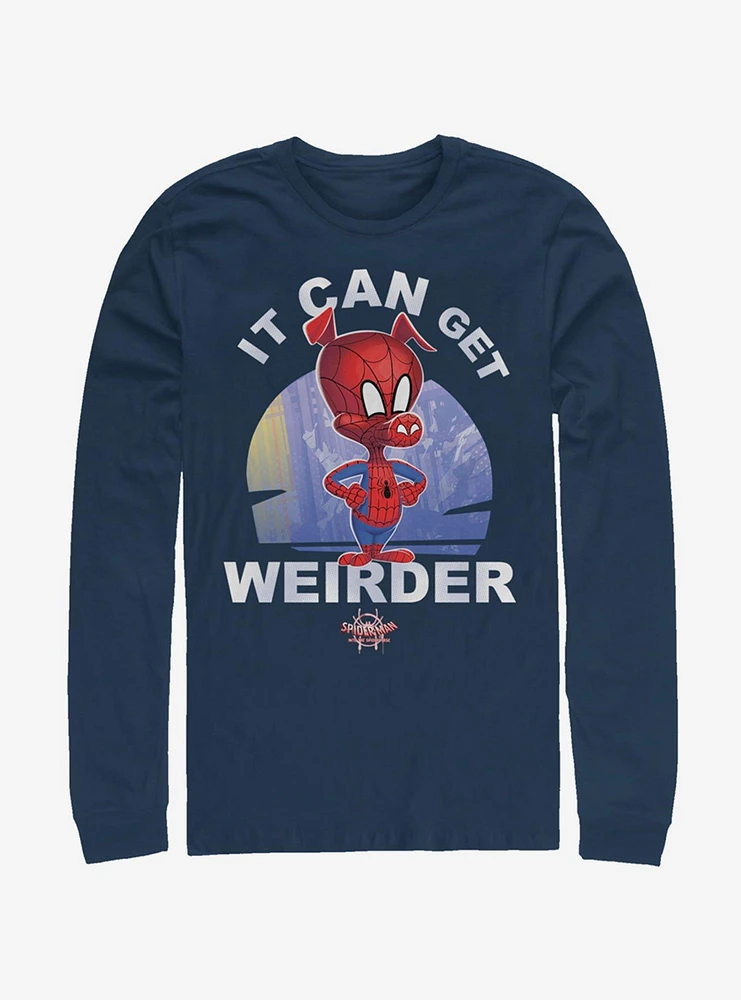 Hot Topic Marvel Spider-Man: Into The Spider-Verse It Can Get Weirder Spider-Ham Long-Sleeve T-Shirt