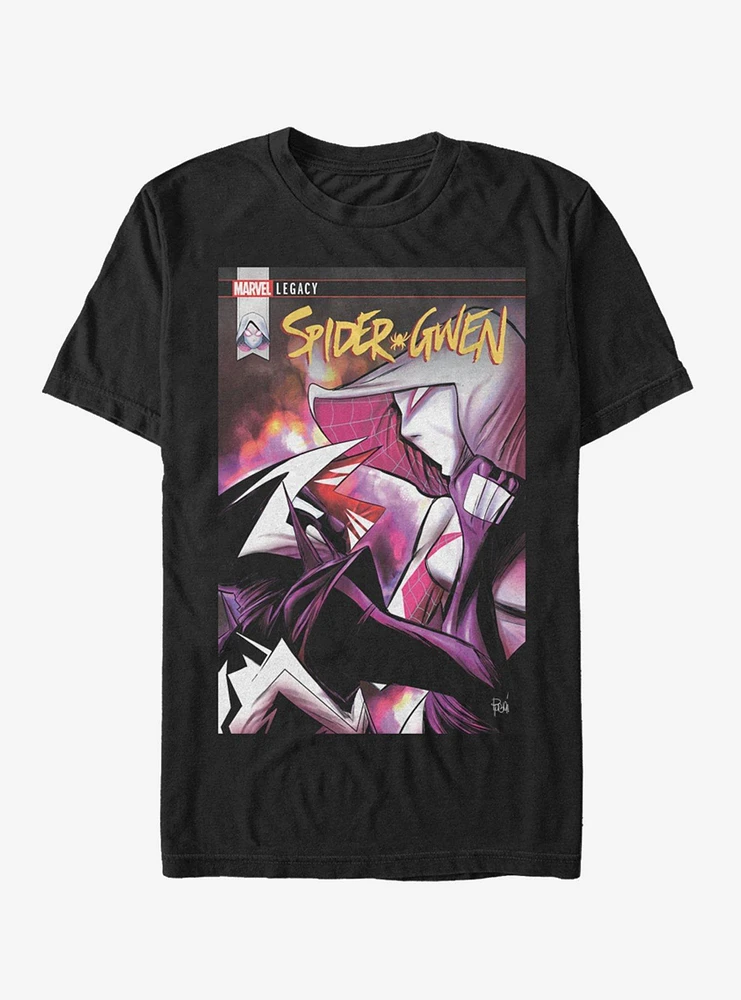 Hot Topic Marvel Spider-Man: Into The Spider-Verse Spider-Gwen March 18 T-Shirt